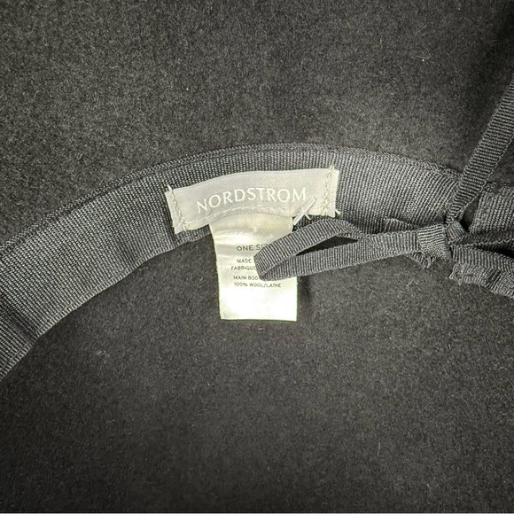 Nordstrom Elegant Black Wide-Brim Hat - Picture 4 of 4